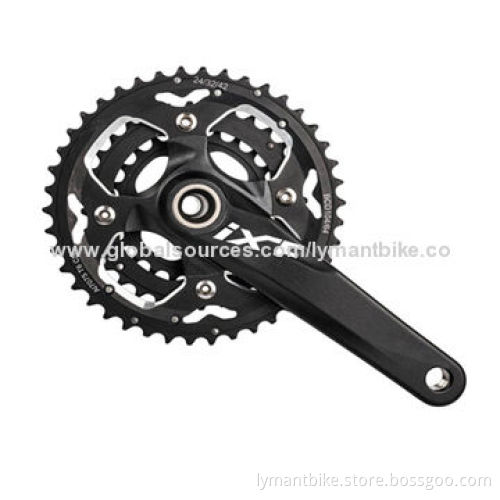 Bike chain wheel with 24/3/42T chain ring, made of aluminum alloy